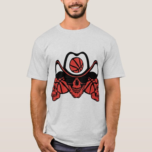 Todesbasketball-Pancard-Sport T-Shirt (Vorderseite)