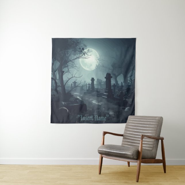 Todesdomäne: Ein unheimlicher Friedhof Wandteppich (Beispiel)
