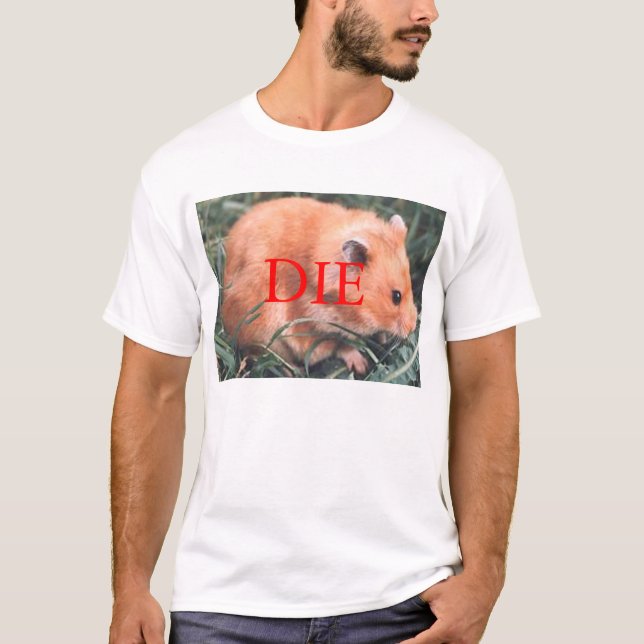 Todesdrohungs-Hamster T-Shirt (Vorderseite)