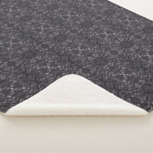 Todesdunkle Schwarze Abstrakte Aquarellkunst Sherpadecke