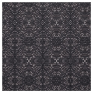 Todesdunkle schwarze abstrakte Aquarellkunst Stoff
