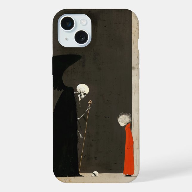 Todesengel iPhone 15 Plus Hülle (Rückseite)