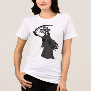 Todesengel-Seelenfänger-Shirt   Lustiges Chic-T-Sh Tri-Blend Shirt