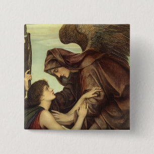 Todesengel von Evelyn De Morgan Button