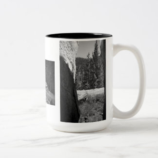 "Todesfahrt" durch die Alpen Zweifarbige Tasse