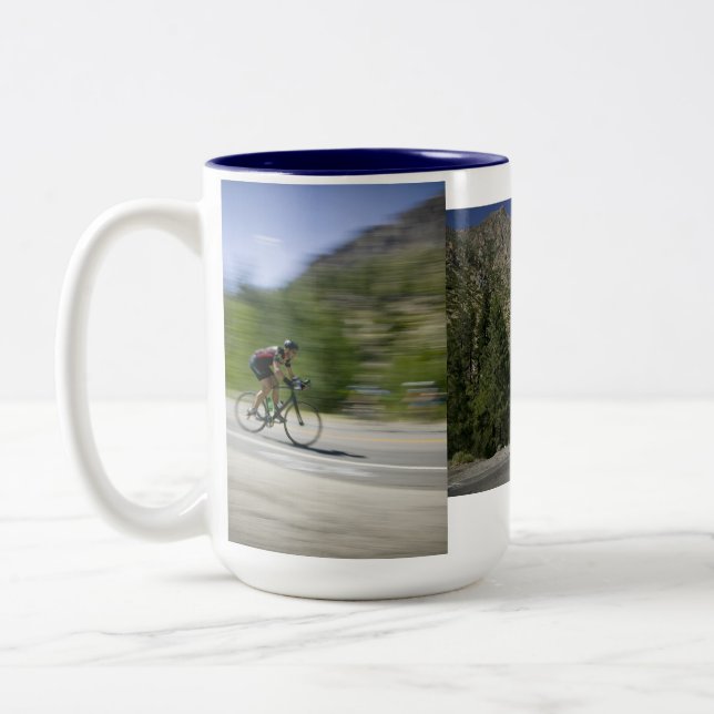 "Todesfahrt" durch Woodfords Zweifarbige Tasse (Links)
