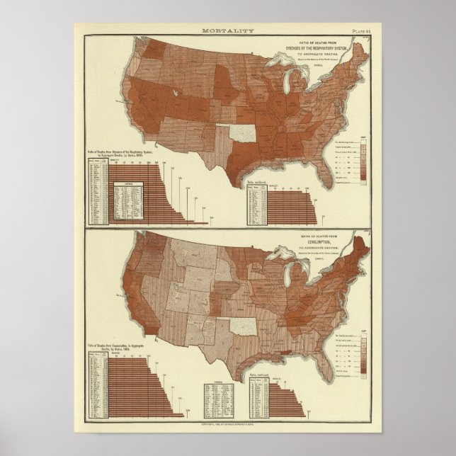 Todesfälle, Atemwege, Verbrauch Poster (Vorne)
