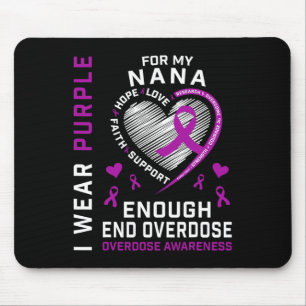 Todesfälle Durch Überdosen Beenden Awareness-Shirt Mousepad