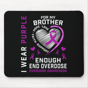 Todesfälle Durch Überdosen Beenden T-Shirt Genug L Mousepad