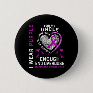 Todesfälle Durch Überdosis Beenden Awareness-Shirt Button