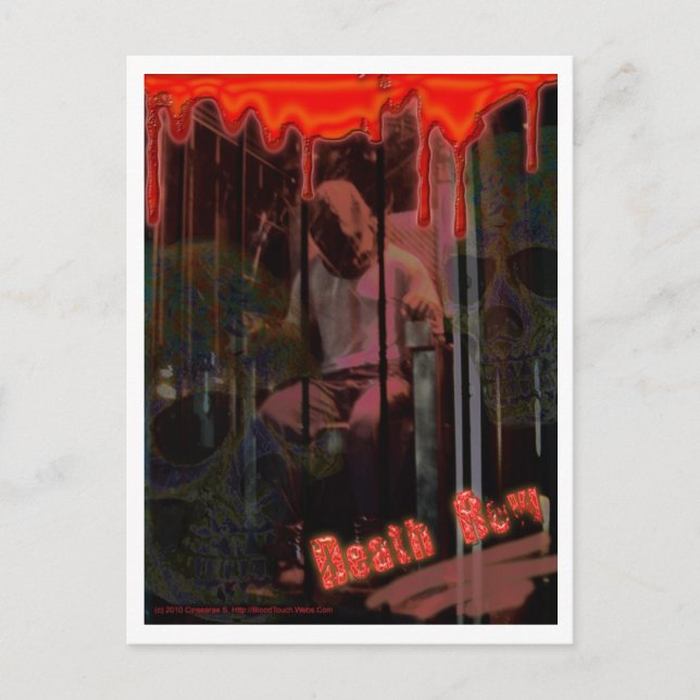 Todesfolge Postkarte (Vorderseite)