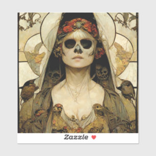 Todesgotische Horror Aufkleber