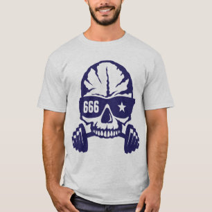 Todeshaltere 666 Muskulatur 5 Bodybuildin T-Shirt