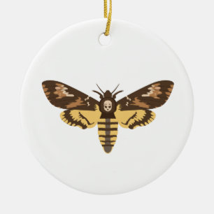 Todeskopfmoth Keramik Ornament