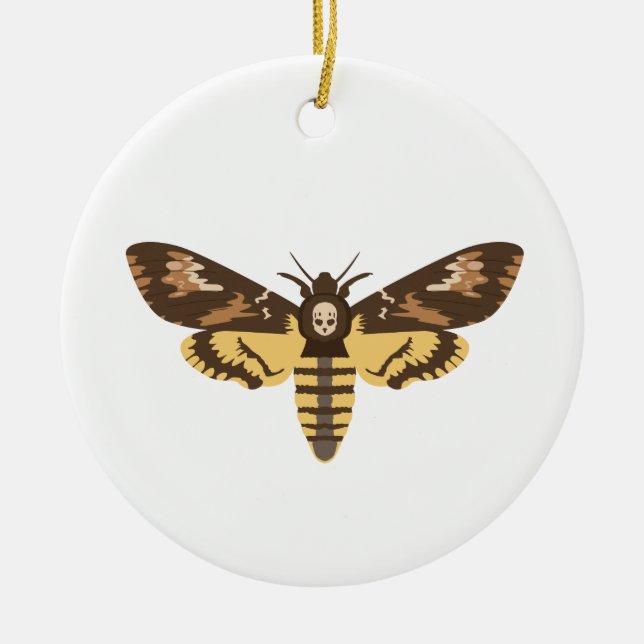 Todeskopfmoth Keramik Ornament (Vorne)