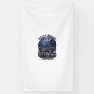 Todeslächeln Veteran Halloween Geist Friedhof Hau Banner