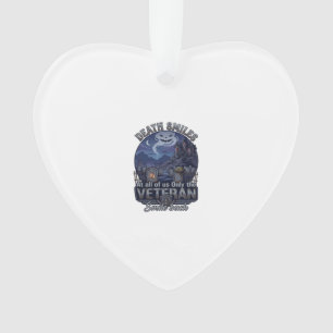 Todeslächeln Veteran Halloween Geist Friedhof Hau Ornament