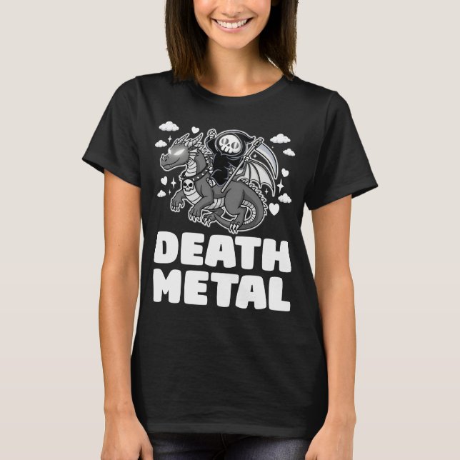Todesmetalddrache T-Shirt (Vorderseite)