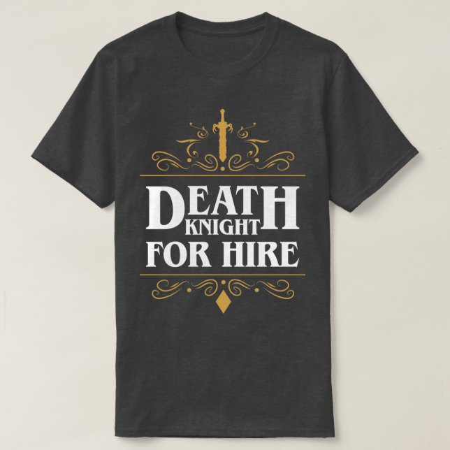 Todesritter zur Miete T-Shirt (Design vorne)
