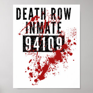 Todesroh Insasse 94109 blutiges Kostüm zu Hallowee Poster