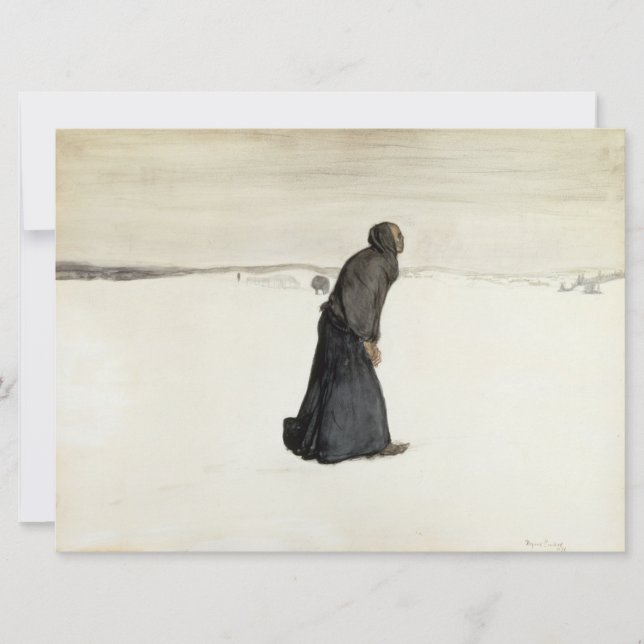 Todesspaziergang (von Magnus Enckell) Karte (Vorderseite)