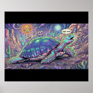 Todesstarre-Schildkröte Poster