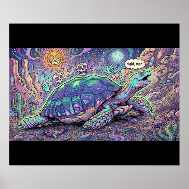 Todesstarre-Schildkröte Poster (Vorne)