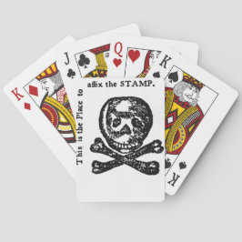 Todessteuer-Briefmarken-Spielkarten Spielkarten