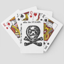 Todessteuer-Stempel-Spielkarten