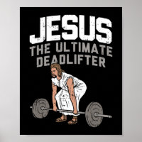 Todesstoß Jesus I Christlich Weightlift Funny Way