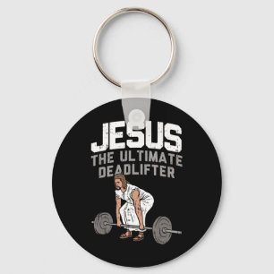 Todesstoß Jesus I Christlich Weightlift Funny Way Schlüsselanhänger