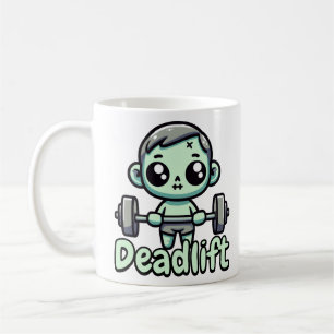 Todesstoß! Niedlich Deadlift-Zombie-Puppe Kaffeetasse