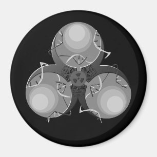 Todesvirus-Biogefährdung Magnet