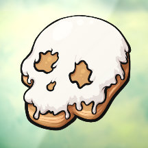 Tödlich süße Schädel-Donut