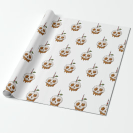 Tödlich Sweet Caramel Apple Skull Geschenkpapier
