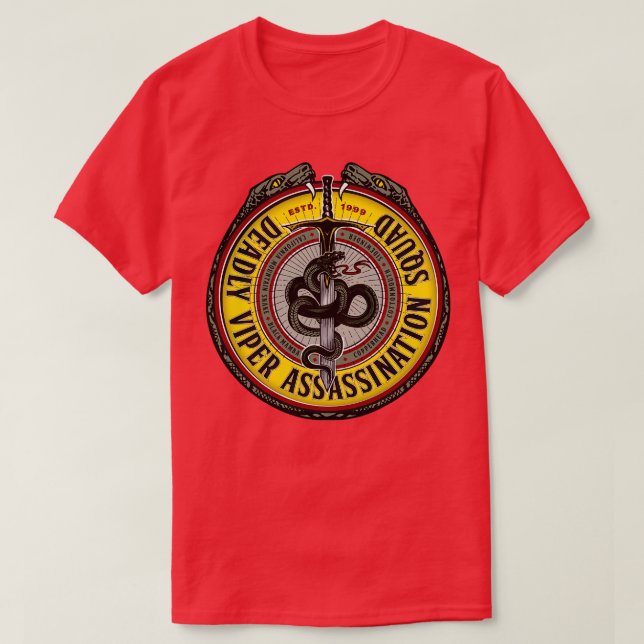 Tödliche Viper-Mordkommando T-Shirt (Design vorne)