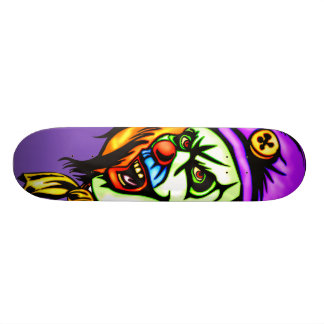 Tödlicher schlechter Clown Skateboard