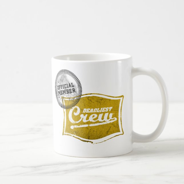 Tödlichste Crew-MitgliedsTasse Kaffeetasse (Rechts)