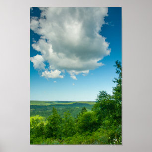 Todman's Hill Overlook, Michigan Poster