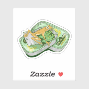 Toe von Froschhexen Zauber Shakespeare Aufkleber