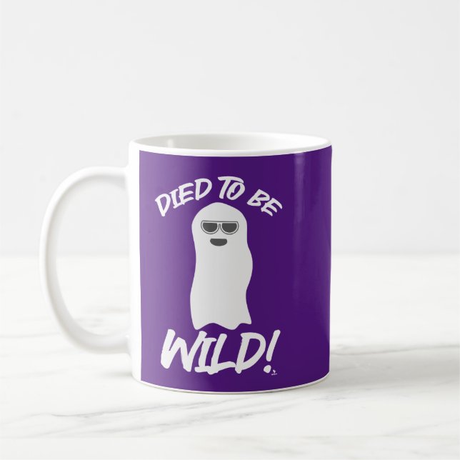 Toed to be Wild Funny Ghost Spirit Cartoon Fun Kaffeetasse (Links)