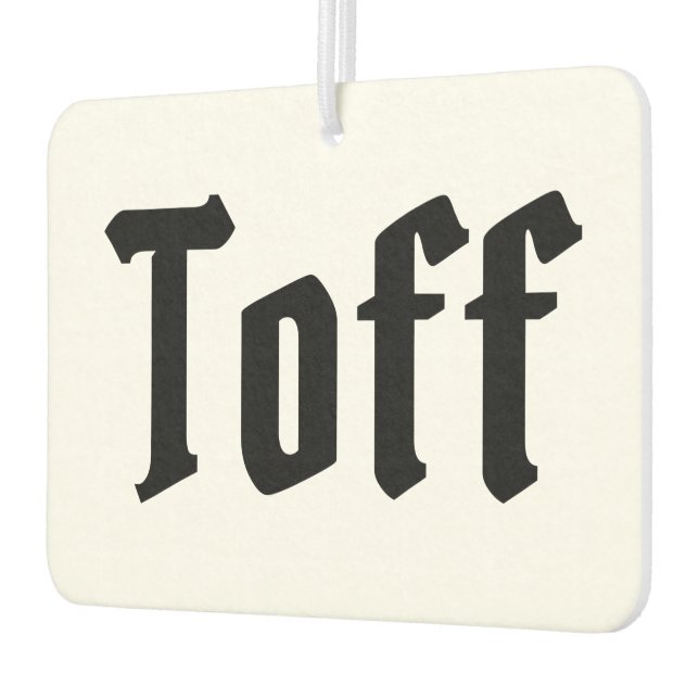 Toff Autolufterfrischer (Links)