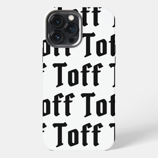 Toff iPhone 13 Pro Max Hülle (Rückseite)
