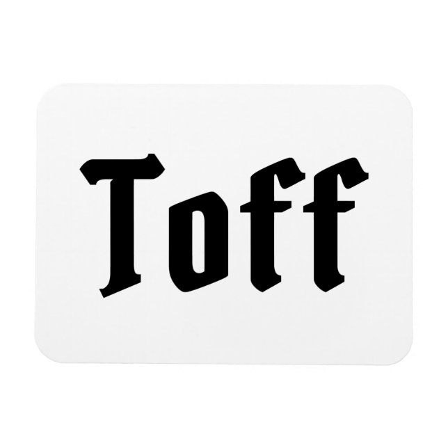 Toff Magnet (Horizontal)