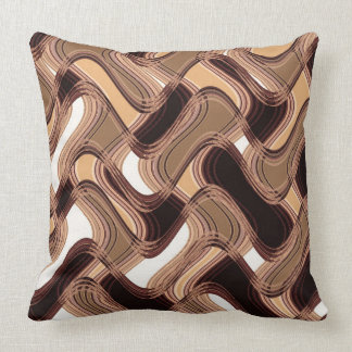 Toffee & Caramel Square Throw Kissen
