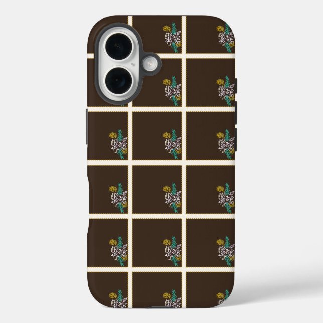 Toffee-Rose iPhone 16 Hülle (Rückseite)