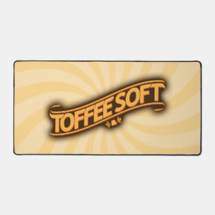 ToffeeSoft-Logo-Desktop-Mat Schreibtischunterlage