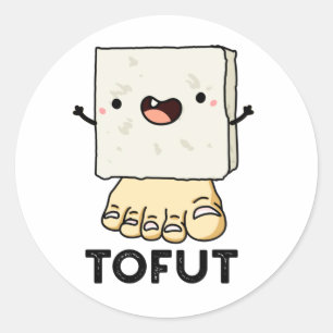 Tofut Funny Tofu Pub Runder Aufkleber