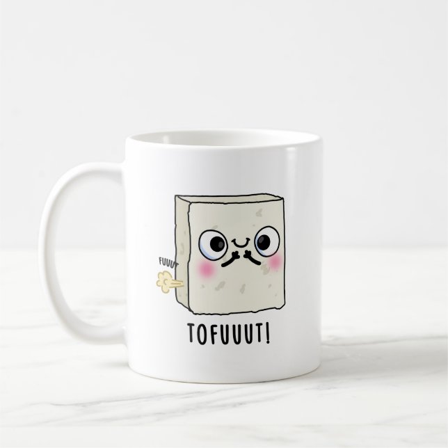 Tofuuut Funny Farting Tofu Pub Kaffeetasse (Links)