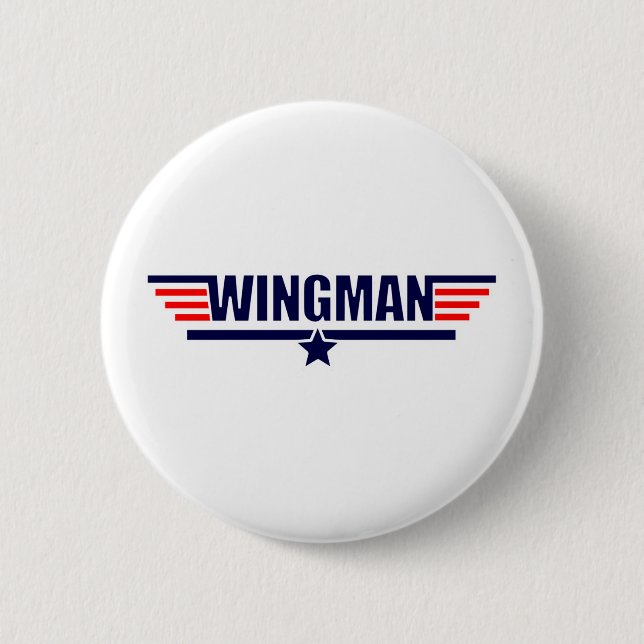 Tog-GewehrWingman Button (Vorderseite)